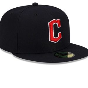 NEW ERA 59FIFTY CLEVELAND GUARDIANS FITTED HAT - NAVY